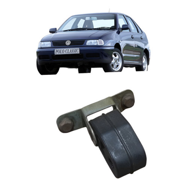 Suporte Com Borracha Do Escape Volkswagen Polo Classic 1999