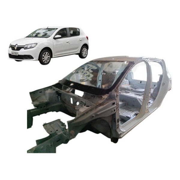 Carcaca Carroceria Teto Lateral Coluna Traseira Sandero 2018