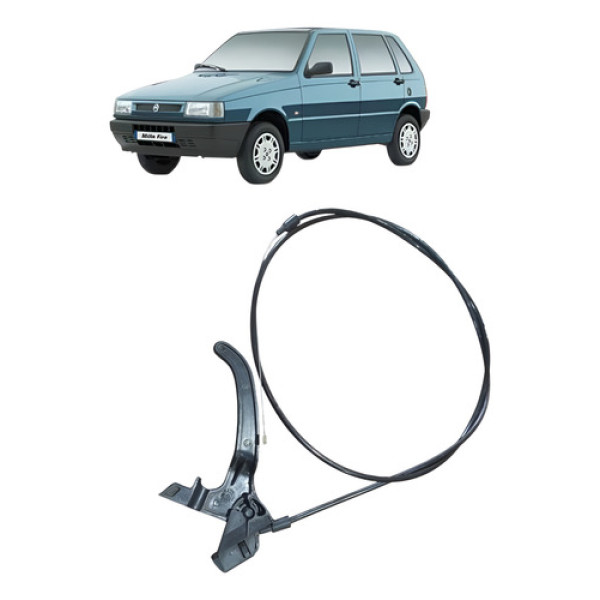 Cabo Fechadura Capô Fiat Uno Mille 2003
