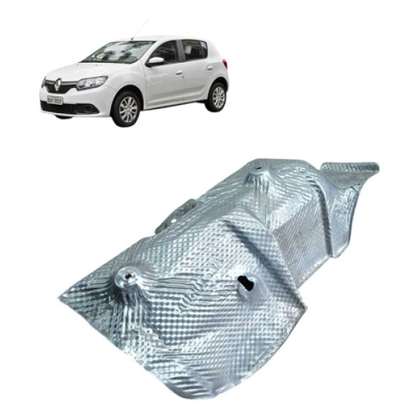 Defletor Calor Silencioso Escape Renault Sandero  2018