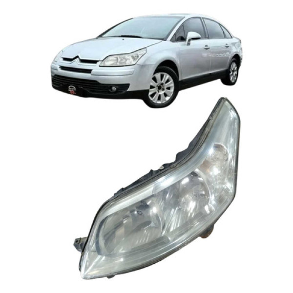 Farol Dianteiro Esquerdo Citroën C4 Pallas 2008