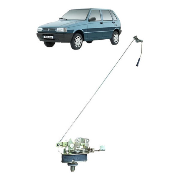 Fechadura Com Batente Tras Esq Fiat Uno Mille 2003