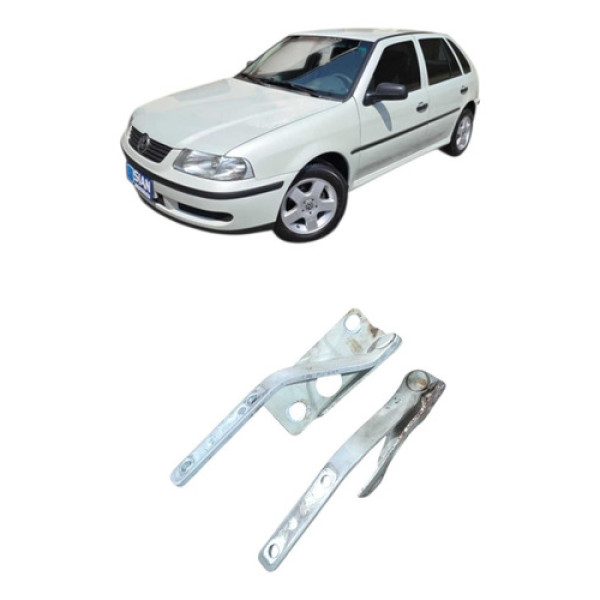 Par Dobradiças Capô Volkswagen Gol 2000