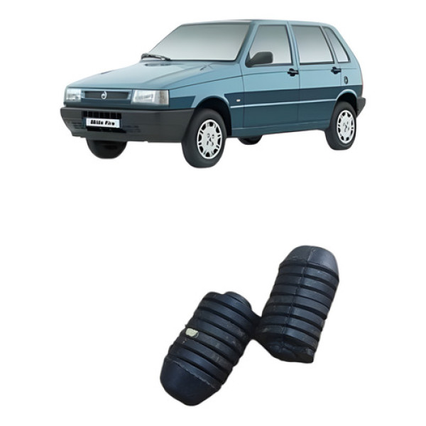 Par De Batente Do Porta Malas Fiat Uno Mille 2003