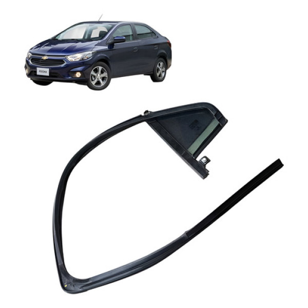 Borracha Canaleta Porta Tras Direita Chevrolet Prisma 2017