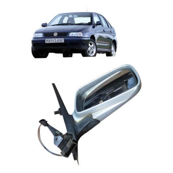 Retrovisor Manual Dianteiro Direito Vw Polo Classic 1999