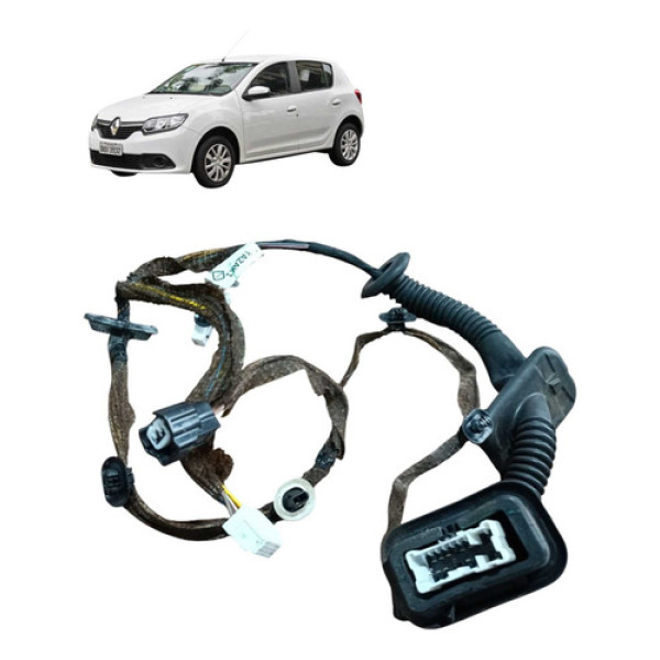 Chicote Da Porta Dianteira Esquerda Renault Sandero  2018