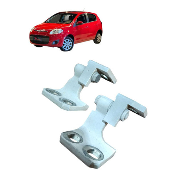  Par Dobradiça Dianteira Direita Fiat Palio Attract 1.0 2016