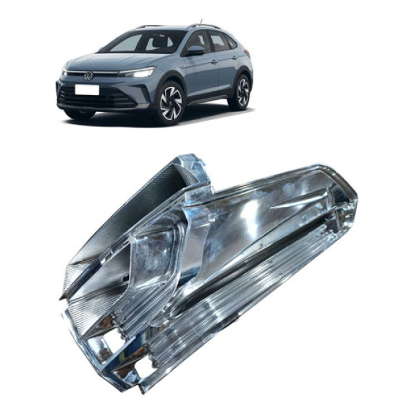 Lente Acrílico Com Led Traseiro Esquerdo Nivus 2025 Preta