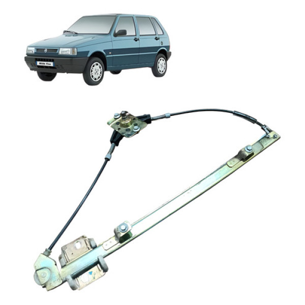 Máquina Da Porta Dianteira Esquerda Fiat Uno Mille 2003