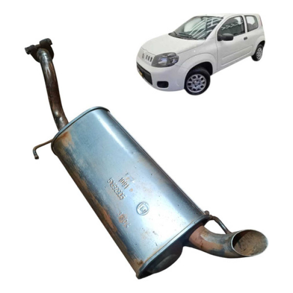 Escapamento Silencioso  Fiat Uno Vivace 1.0 2015