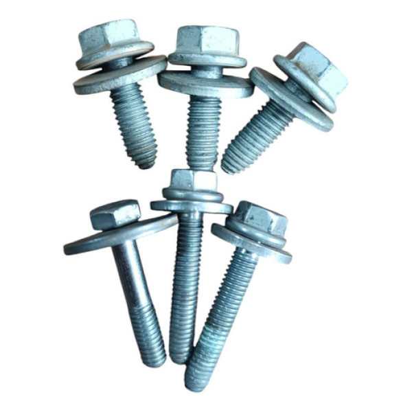  Parafusos Suporte Bomba Direção Hidr Renault Logan 1.6 2021