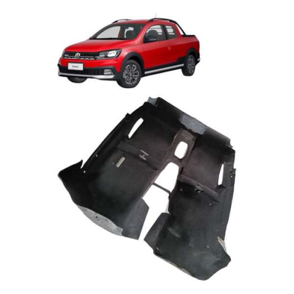 Carpete Assoalho Volkswagen Saveiro Cd Robust 2023