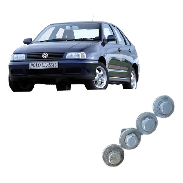 Jogo De Parafusos Dobradiça Capô Vw Polo Classic 1999