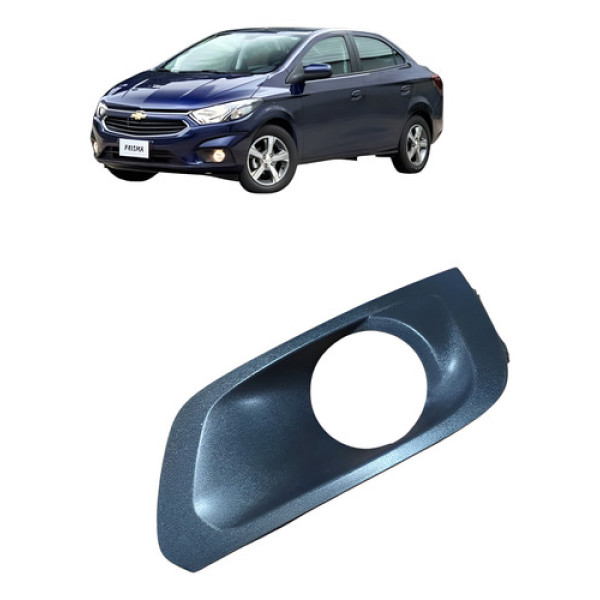 Moldura Farol Milha Dianteiro Direito Gm Prisma 2017