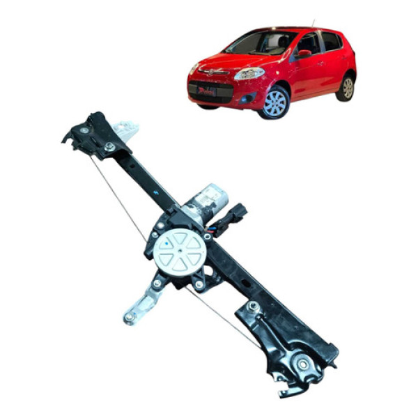 Máquina  De Vidro Porta Diant D Fiat Palio Attract 1.0 2016
