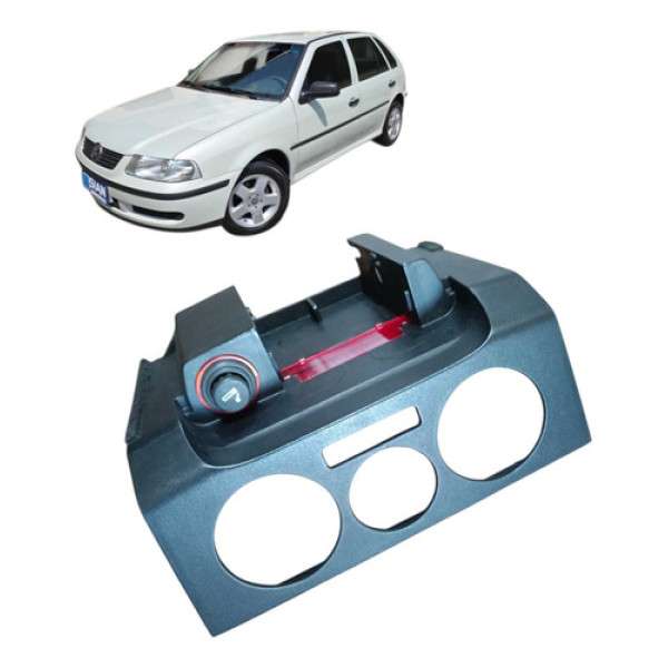Moldura Painel Comando Ar Condicionado Volkswagen Gol 2000