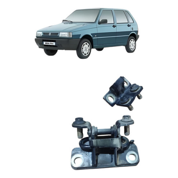Dobradiça Da Porta Traseira Esquerda Fiat Uno Mille 2003
