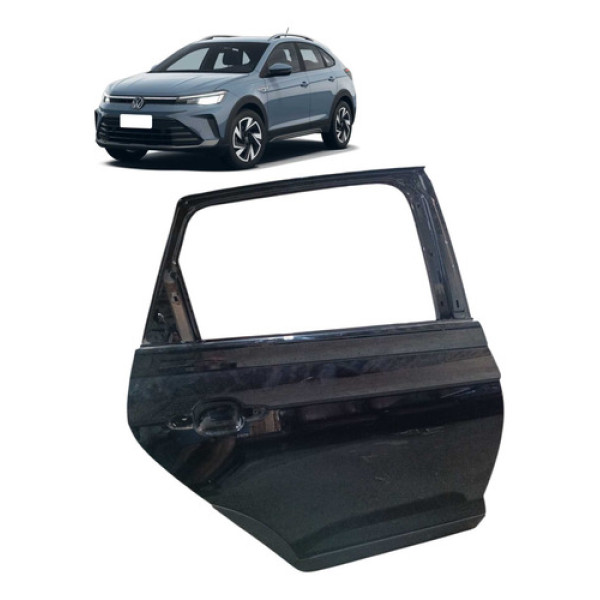 Porta Traseira Lado Direito Volkswagen Nivus 2025 Traseira Direito Preta