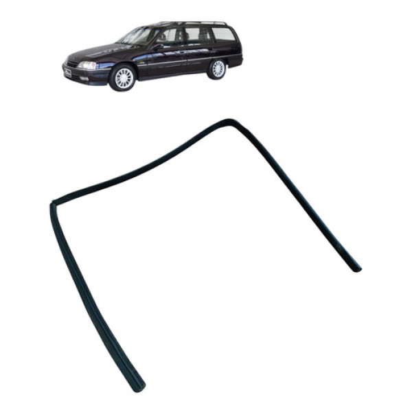 Borracha Canaleta Vidro Tras Esq Gm Omega Suprema Gls 1995