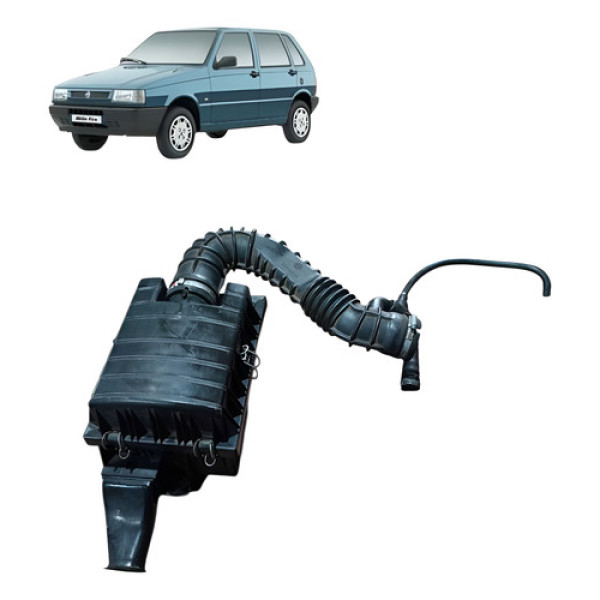 Caixa Do  Filtro De Ar Motor Fiat Uno Mille 2003