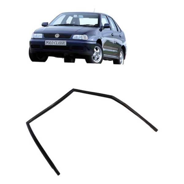 Borracha Guia Da Porta Tras Esq Vw Polo Classic 1999