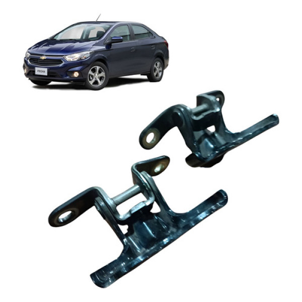 Dobradiça Porta Tras Esquerda Sup E Inf Chevrolet Prisma2017