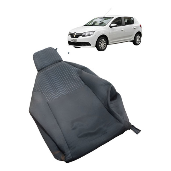 Capa Encosto Banco Dianteiro Esquerdo  Renault Sandero  2018