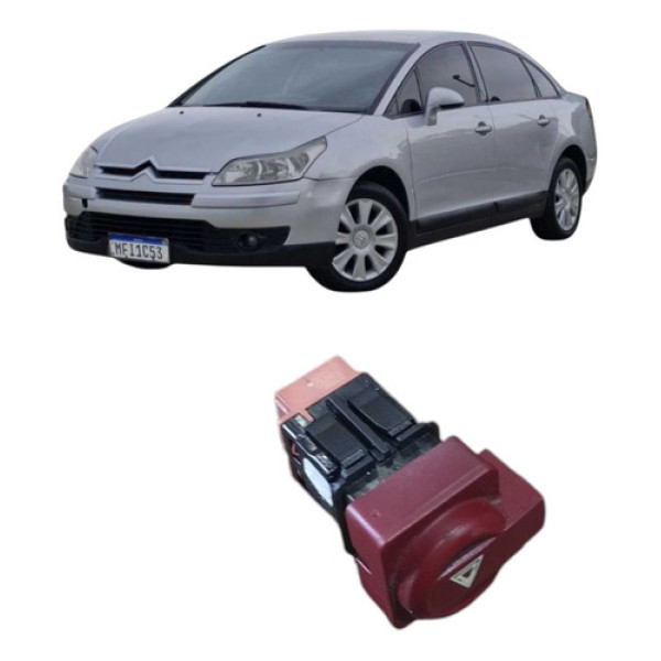 Botão Pisca Alerta Citroën C4 Pallas 2008