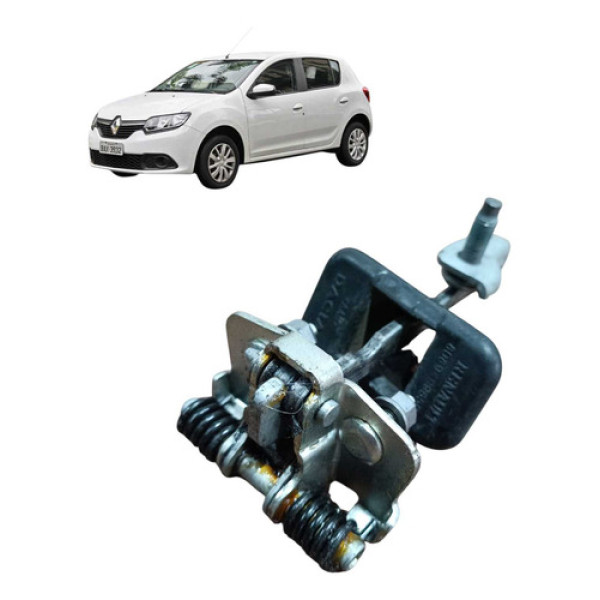  Limitador  Porta Dianteira Esquerda Renault Sandero  2018 Dianteira Esquerda Branco