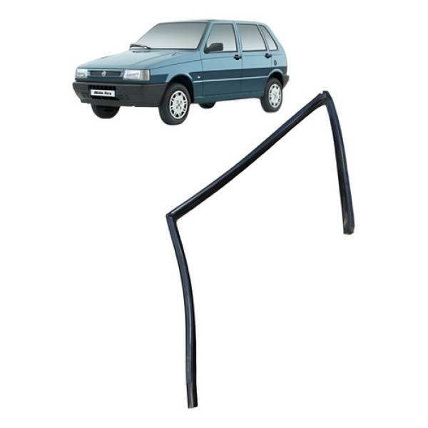 Borracha Canaleta Traseira Esquerda Fiat Uno Mille 2003