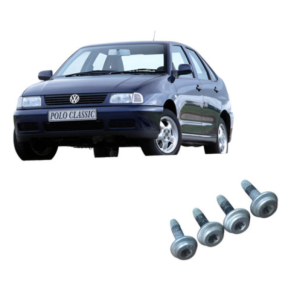 Parafuso Da Dobradiça Diant Direita Vw Polo Classic 1999