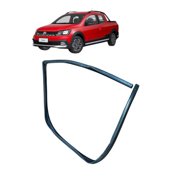 Borracha Guia Vidro Ld Esquerdo Vw Saveiro Cd Robust 2023