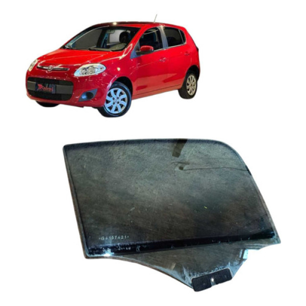  Vidro Porta Traseira Direita Fiat Palio Attract 1.0 2016