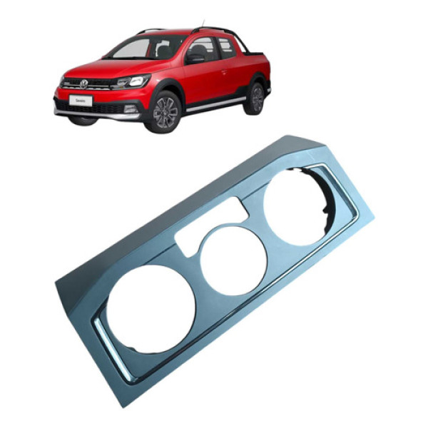 Moldura Comando Ar Condicionado Vw Saveiro Cd Robust 2023