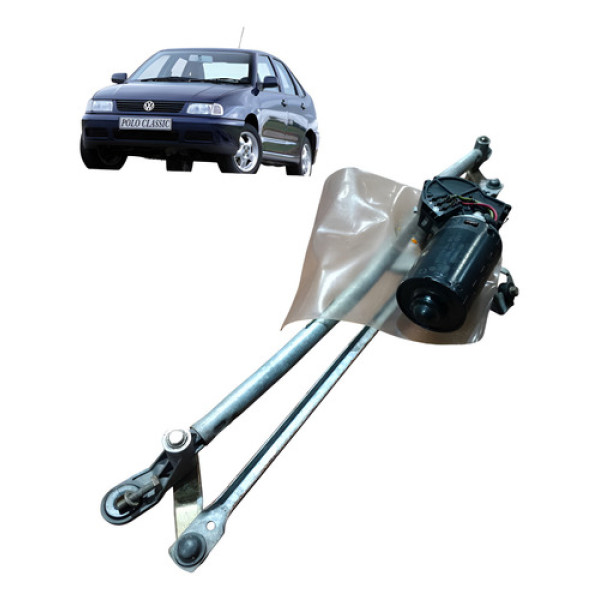 Motor Limpador  Para-brisa Com Galhada Vw Polo Classic 1999