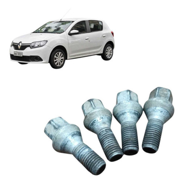 Jogo Parafuso Da Roda Traseira Esquerda Renault Sandero 2018