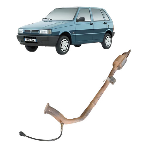 Catalisador Escape Fiat Uno Mille 2003