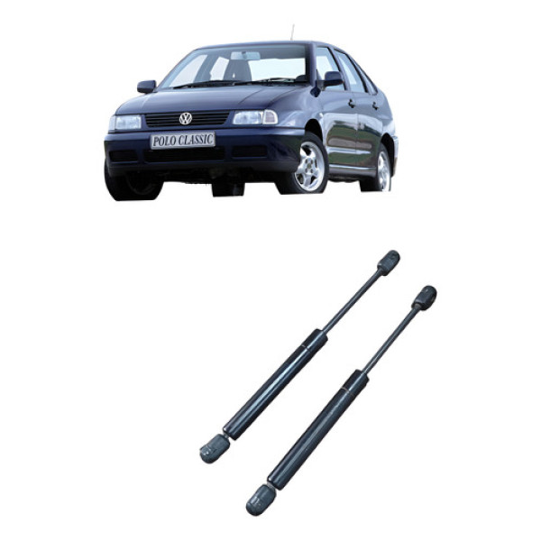 Jogo Braços Suporte Tampa Porta-malas Vw Polo Classic 1999