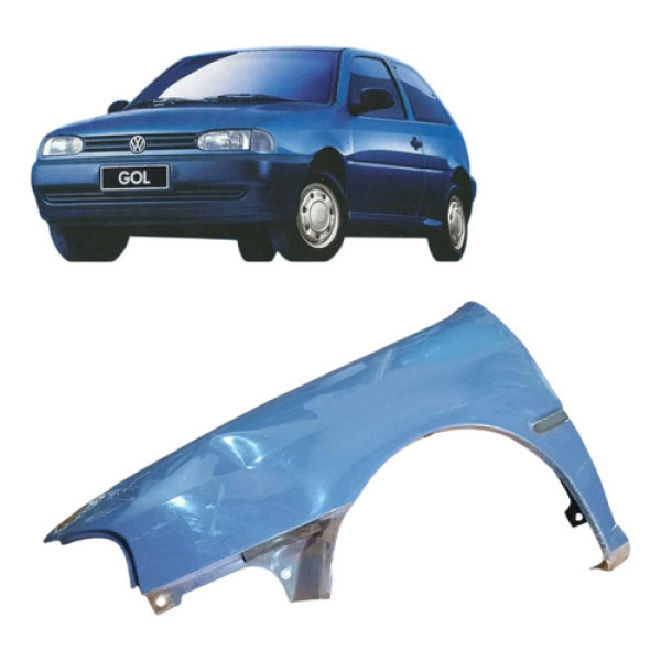 Paralama Dianteiro Esquerdo Com Detalhes Volkswagen Gol 1996