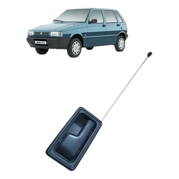 Maçaneta Interna Porta Traseira Esquerda Fiat Uno Mille 2003