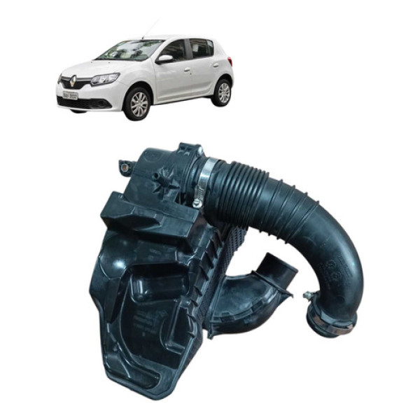  Caixa Filtro De Ar Com Mangueira Renault Sandero  2018