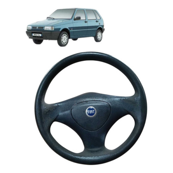 Volante Original Com Marcas De Uso Do  Fiat Uno Mille 2003