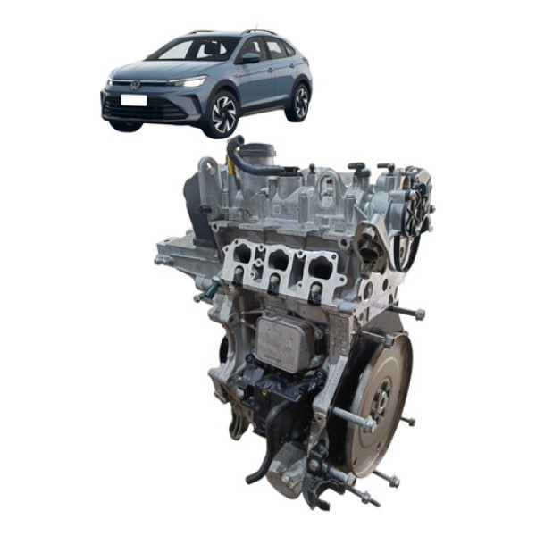 Motor Parcial Com Bico Injetor 1.0 Tsi Volkswagen Nivus 2023