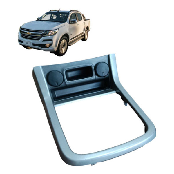Moldura Console Central  Tomada Chevrolet  S10 Ltz Fd4a 2018 Branco