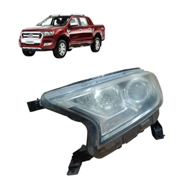 Farol Dianteiro Lado Esquerdo Da Ford Ranger