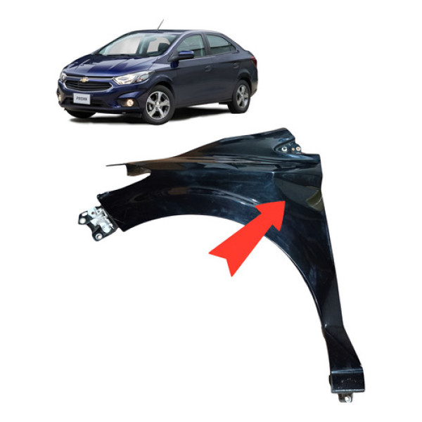 Paralama Dianteiro Lado Esquerdo Chevrolet Prisma 2017