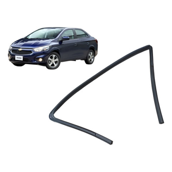 Borracha Canaleta Diant Esq Chevrolet Prisma 1.4 Eco Null