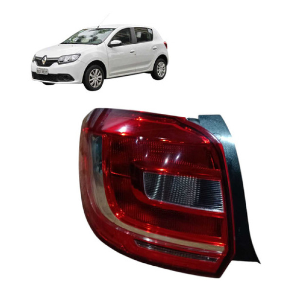 Lanterna Traseira Lado Esquerdo Renault Sandero  2018