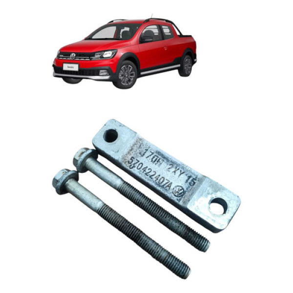 Suporte Calço Caixa Direção Esquerdo Saveiro Cd Robust 2023